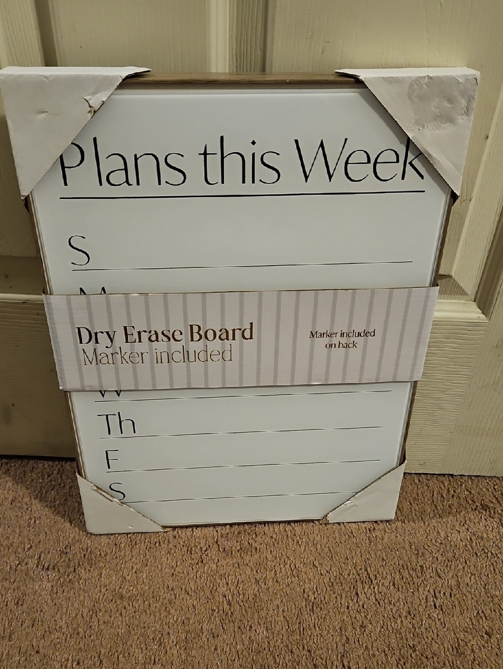 Weekly Dry Erase Planner Board